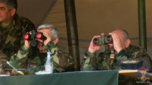Военные учения в Арцахе