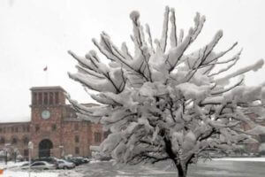 В новогоднюю ночь в Армении ожидаются осадки