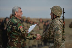 Армянская армия- это не только современное вооружение, но и способность использовать его вовремя и со всей мощью: Серж Саргсян