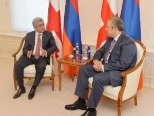 Визит президента Армении в Тбилиси завершился встречей с премьер-министром Грузии