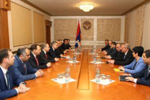 Президент НКР принял Карена Карапетяна