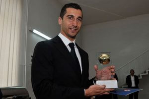 Генрих Мхитарян вновь признан лучшим футболистом Армении