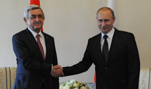 Путин поздравил Саргсяна