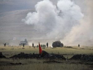 В Армении подразделения российской военной базы ЮВО уничтожили условные НВФ