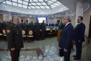 Сержу Саргсяну представлен проект семилетней программы модернизации Вооруженных сил РА