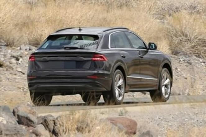 Новый кроссовер Audi Q8 заснят без камуфляжа