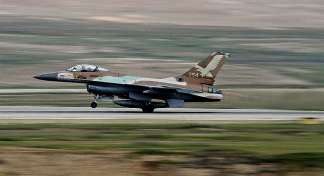 Израильский F-16 был сбит из-за ошибки пилотов