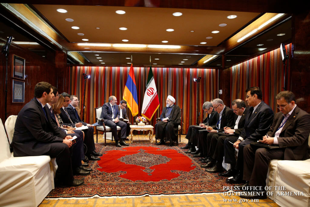 Никол Пашинян и Хасан Роухани встретились в Нью-Йорке