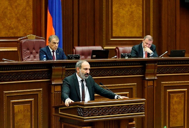 Никол Пашинян поблагодарил парламент Армении и спикера за проделанную работу