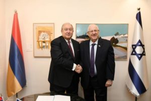 Президенты Армении и Израиля обсудили двусторонние отношения