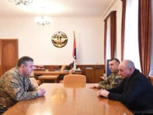 Президент Арцаха принял начальника Генштаба ВС Армении