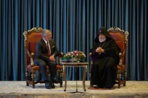 Католикос всех армян принял Короля Иордании