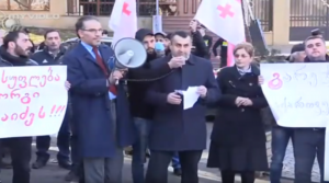 Азербайджан проводит оккупацию грузинских территорий: митинг в Тбилиси