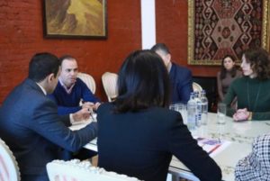 Заре Синанян провел ряд встреч в России