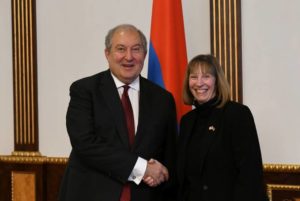 Президент Армении принял посла США
