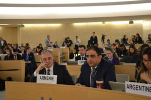 Зограб Мнацаканян принимает участие в 43-й сессии Совета ООН по правам человека