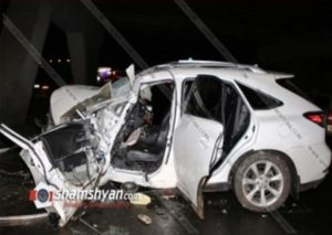 Жена Левона Ароняна попала в ДТП