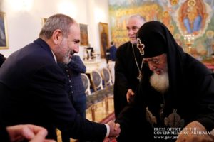 Никол Пашинян встретился с Католикосом Патриархом Всея Грузии Илией II