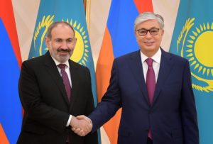 Поздравления Николу Пашиняну направил президент Республики Казахстан Касым-Жомарт Токаев