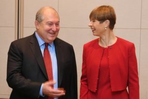 Президент Эстонии поздравила Армена Саркисяна с Днем независимости