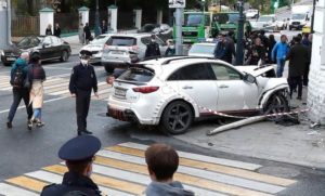В Москве задержали азербайджанца, сбившего людей на тротуаре