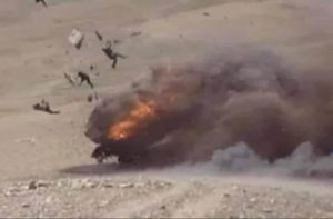 Армия обороны Арцаха уничтожила колонну грузовиков с боеприпасами противника