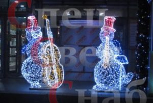 Светодиодные фигуры стали неотъемлемыми атрибутами Нового Года