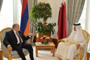 Президент Армении провел телефонный разговор с эмиром Катара