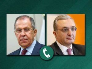 Состоялся телефонный разговор глав МИД Армении и России
