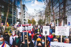 Акция протеста армян в Бельгии: Европа молчит… А это молчание – предательство