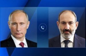 Путин и Пашинян обсудили ситуацию в Нагорном Карабахе
