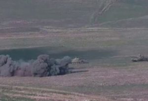 Армия обороны Арцаха подбила один танк и два БМП противника