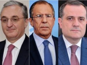 В Москве началась встреча глав МИД России, Армении и Азербайджана по карабахскому урегулированию