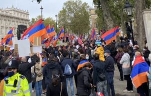 В Лондоне проходит акция протеста против азербайджанской агрессии