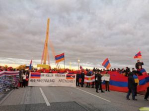 Акция армян Гамбурга привлекла внимание немецких СМИ к агрессии Азербайджана