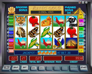 Популярный слот Aztec Gold в казино Вулкан