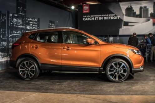 Спортивный кроссовер Nissan Rogue Sport показали в Детройте