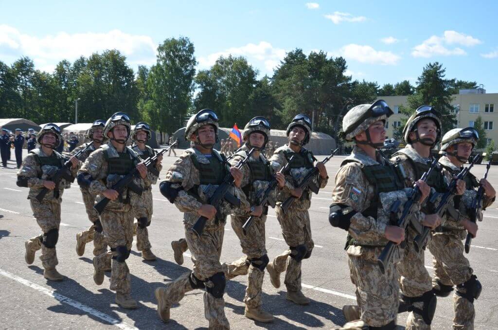 ВС Армении участвуют в полевом выходе по рекогносцировке оперативных районов КСОР ОДКБ