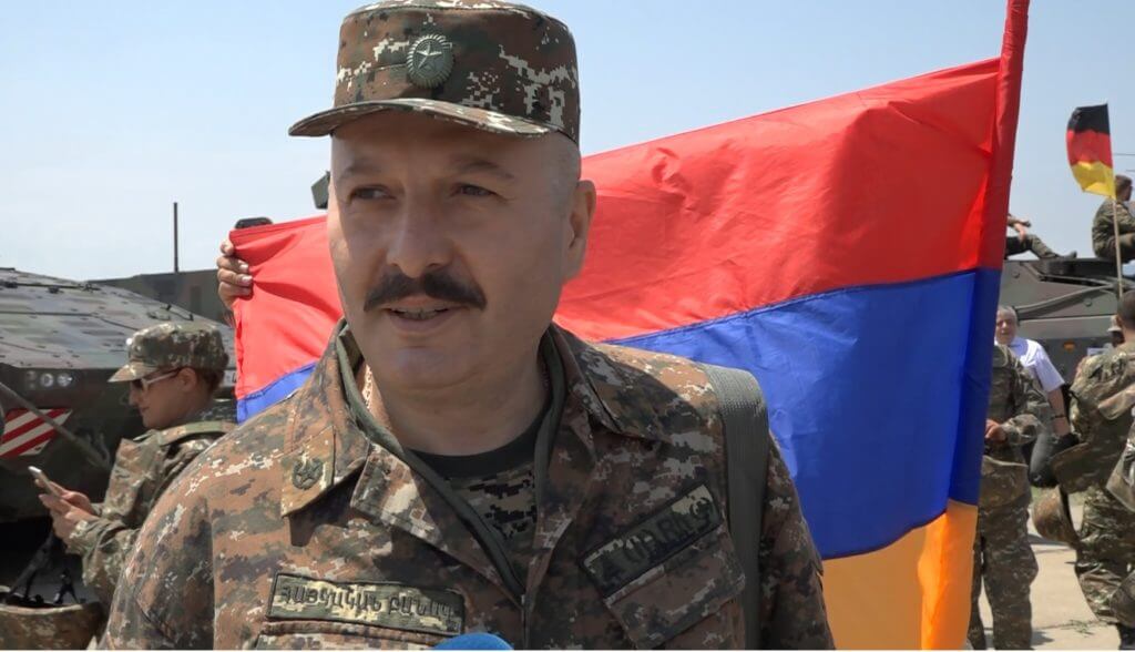 Армения участвует в проводимых в Грузии воинских учениях НАТО