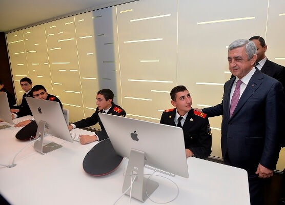 Президент в Дилижане участвовал в официальной церемонии открытия нового образовательного комплекса имени Монте Мелконяна
