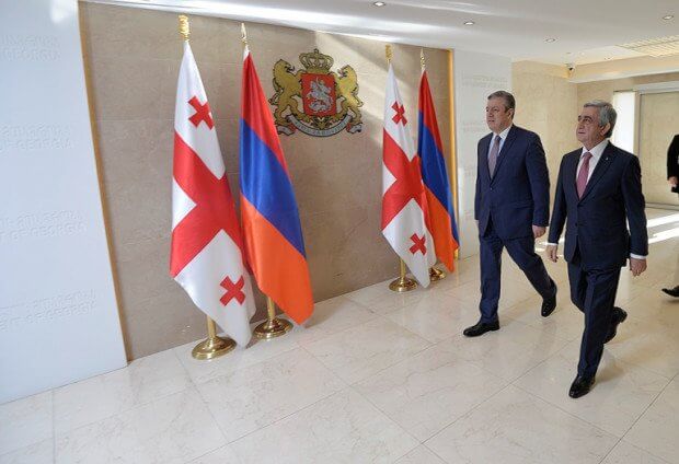 Визит президента Армении в Тбилиси завершился встречей с премьер-министром Грузии