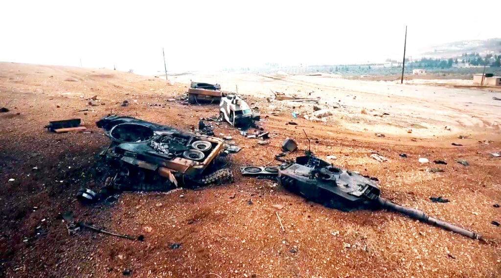 У турок кончились танки, Эрдоган направил очередную колонну военной техники в Сирию