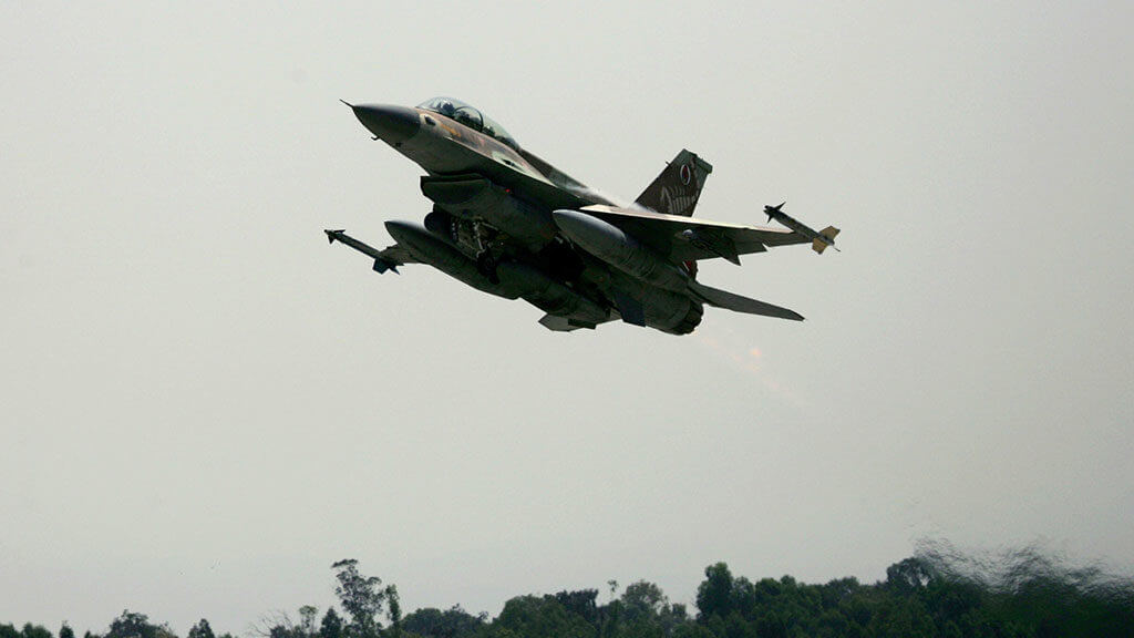 В Израиле разбился истребитель F-16