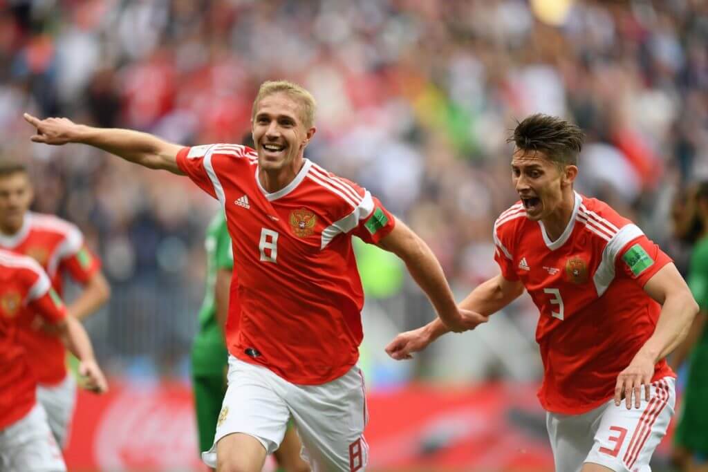 Сборная России разгромила Саудовскую Аравию