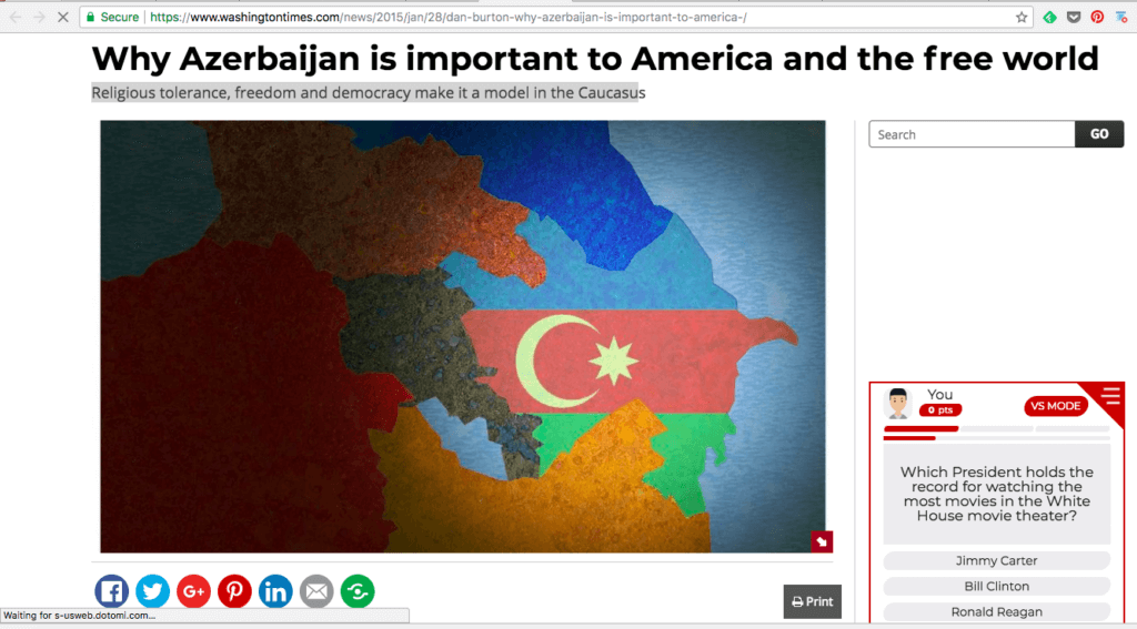 Как российский портал «Sputnik Армения» ссылаясь на турецкое лобби хвалит людоеда Кочаряна