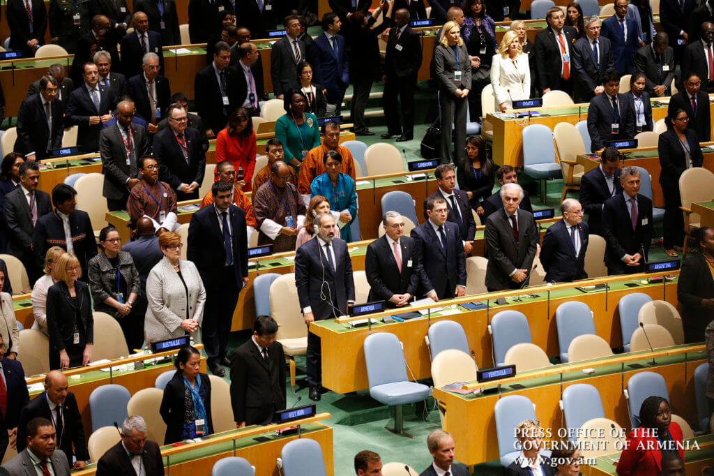 Никол Пашинян присутствовал на открытии общих прений 73-й сессии Генеральной ассамблеи ООН