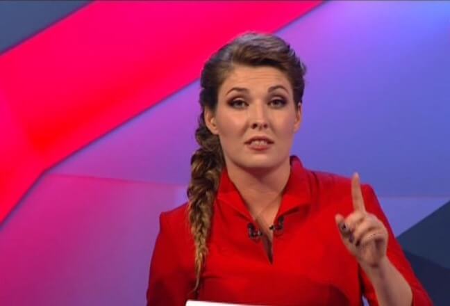 Ведущая «России 1» в прямом эфире назвала гостя идиотом и пыталась выгнать его