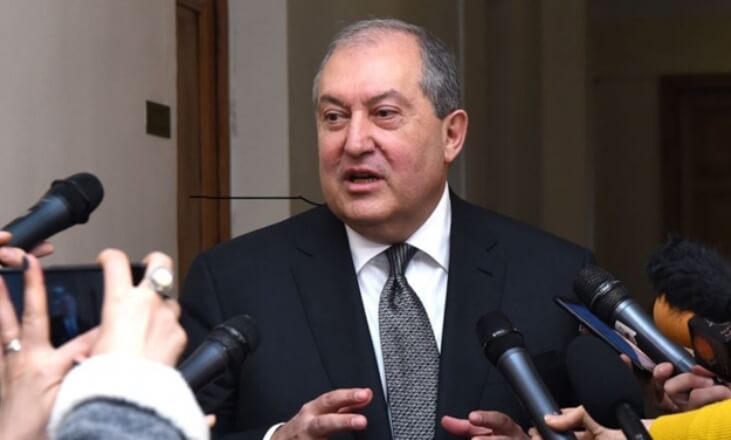 Президент Армении: Не надо делать скоропалительные выводы из заявлений Болтона