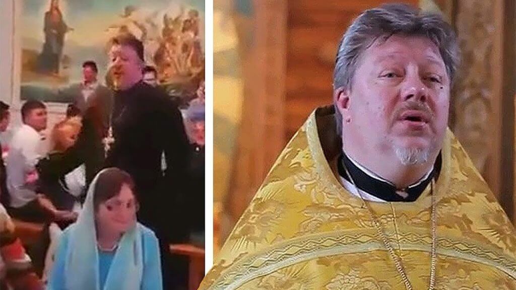 Россиянина оштрафовали на 300 тыс. за публикацию видео, где священник поет «Мурку»