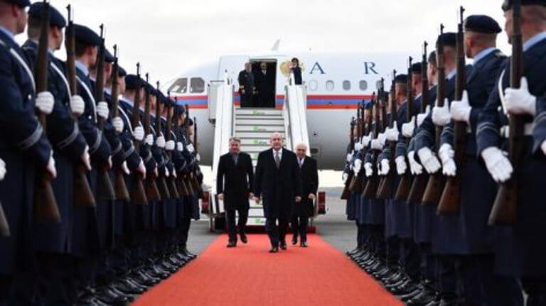 Стартовал официальный визит президента Армении в Германию